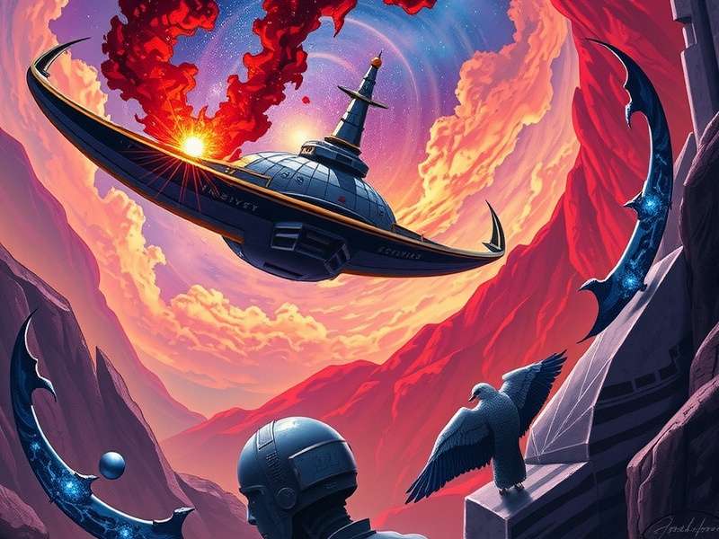 Cosmic Flame Odyssey Cover Art